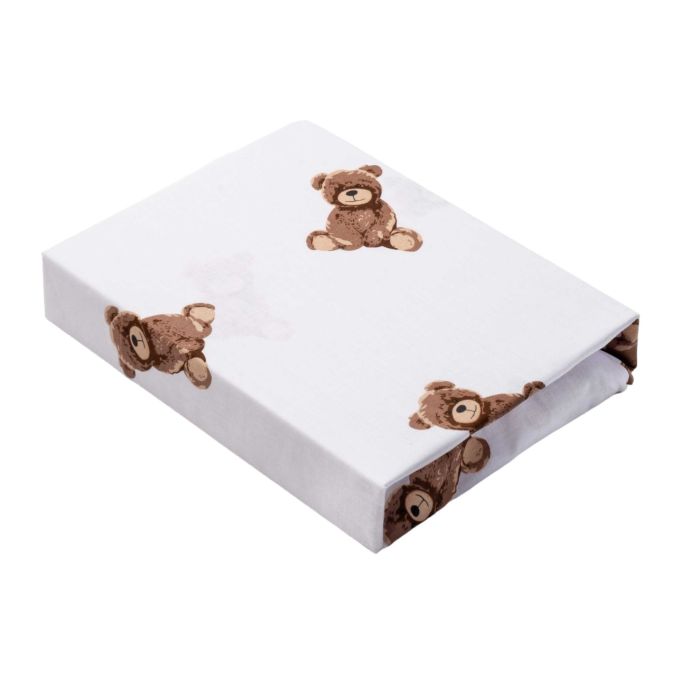 Kokvilnas palags ar gumiju šūpulītim 50x83 (dažādas krāsas)