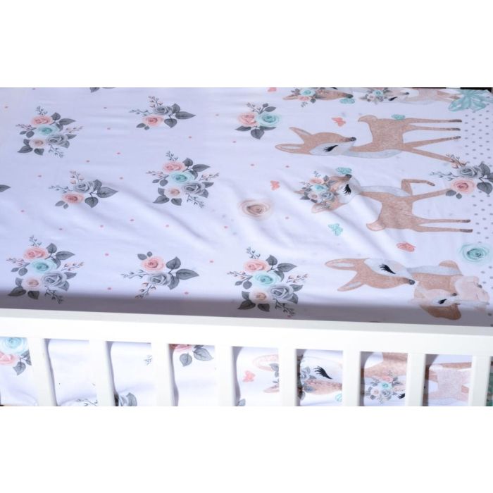 Bērnu palags ar gumiju "Bembi"  120x60