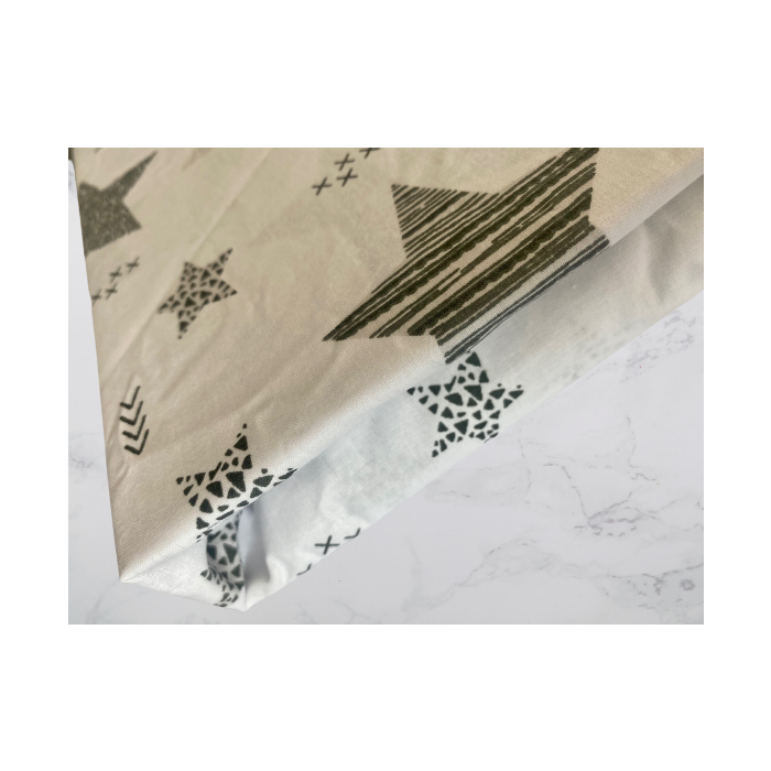 Bērnu palags ar gumiju "Galaxy white" 120x60 