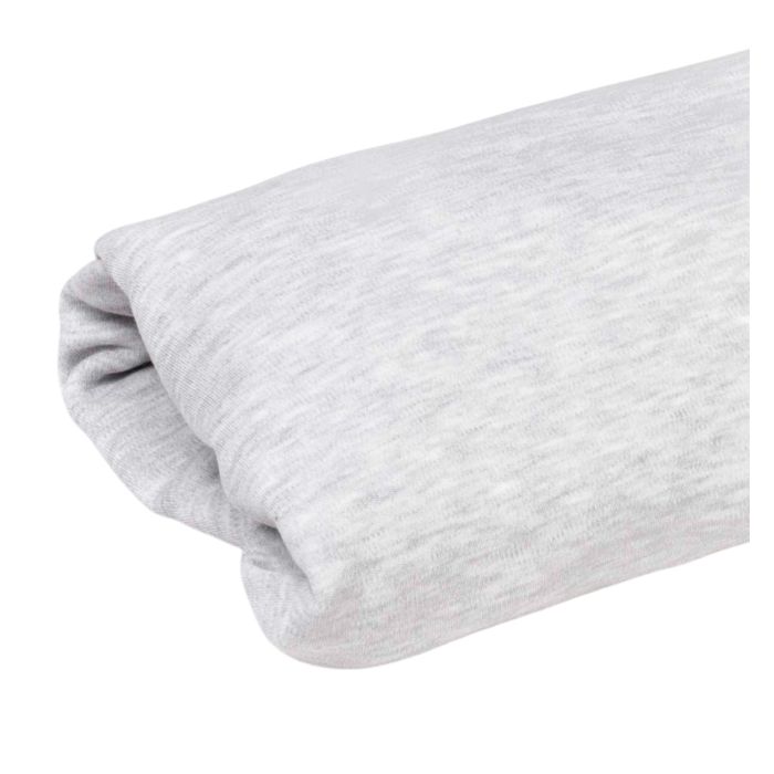 Bērnu palags ar gumiju  "Melange " gaiši pelēks 