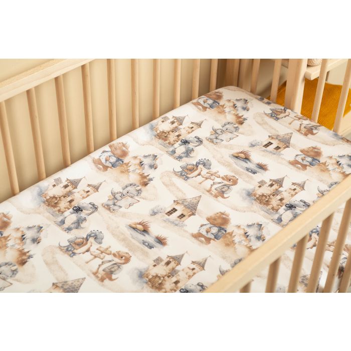 Bērnu palags ar gumiju  60x120 cm "Draco" 