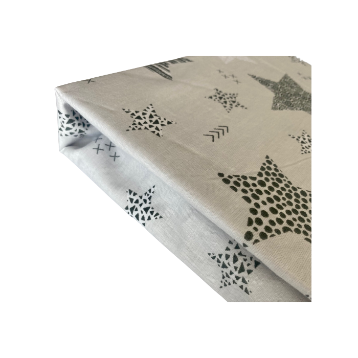 Bērnu palags ar gumiju "Galaxy grey" 120x60 