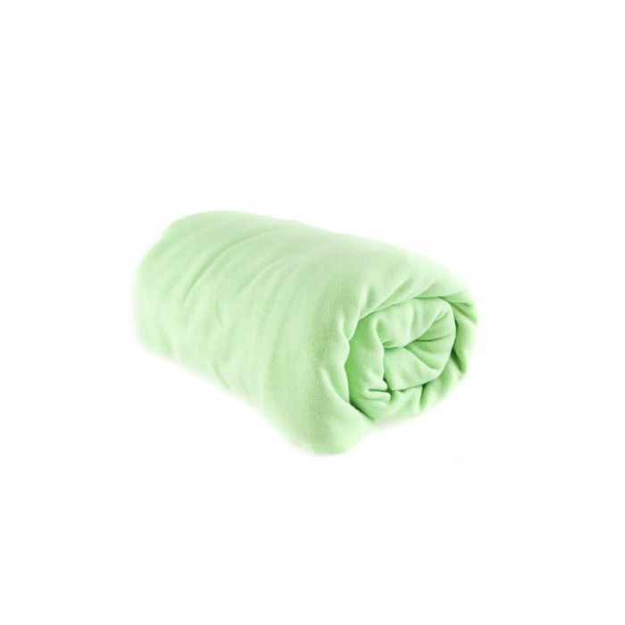 Palags ar gumiju ratu matracis 75x35cm zaļā krāsā