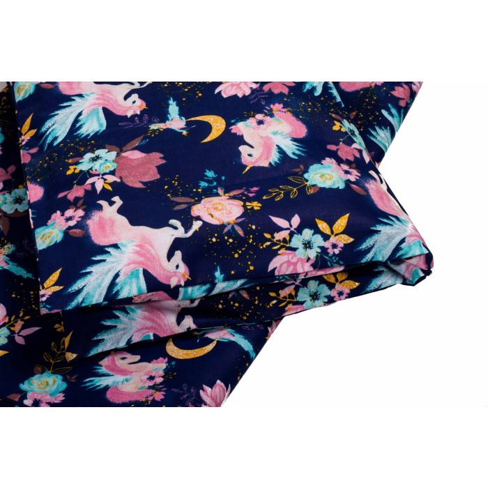 Bērnu gultas veļa 135x100 "Magic unicorns"