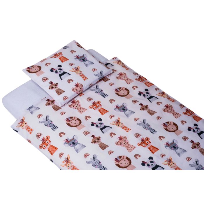 Gultas veļa komplekts šūpulim  80x70cm "Let's smile" 