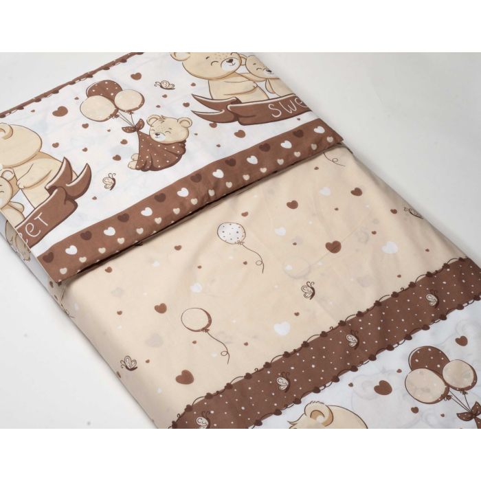 Gultas veļa bērniem 135x100 "Sweet bear" 