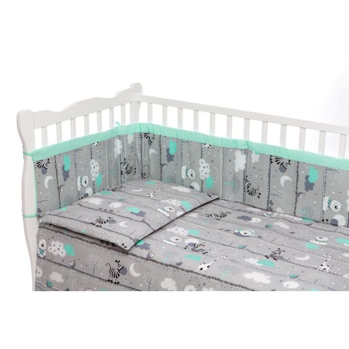 Patalynė kūdikiams su apsaugėlėmis - Safari