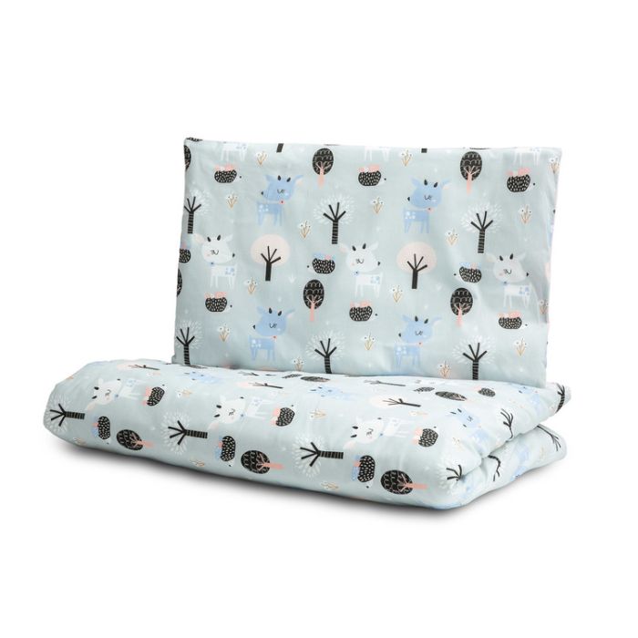 Bērnu gultas veļa 135x100 "Rudolf" pelēks 