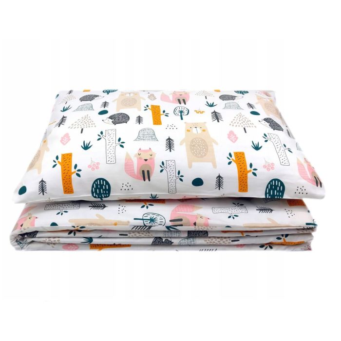 Gultas veļa bērniem 135x100 "Fox&Bear" 