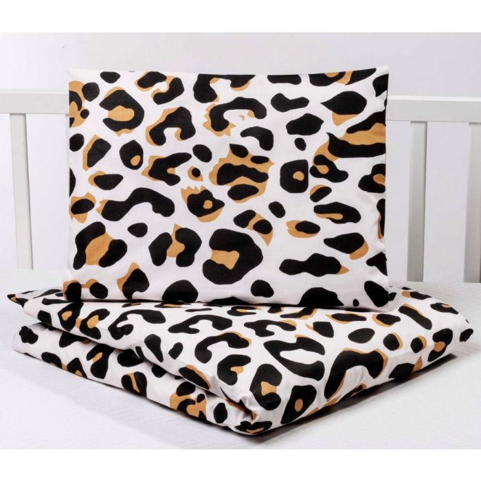 Gultas veļa komplekts šūpulim  80x70cm "Safari leo" 