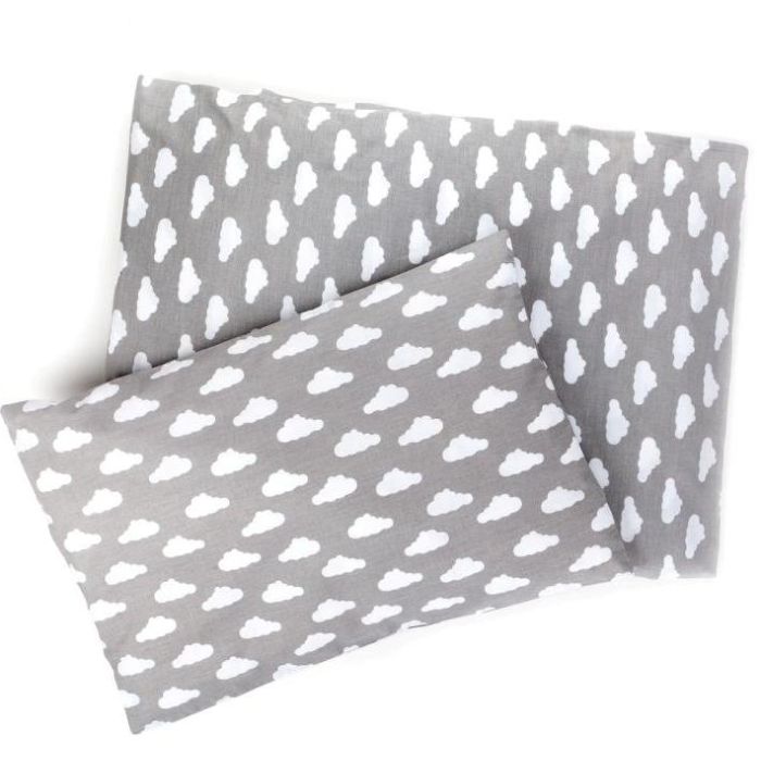 Bērnu gultas veļa šūpulim 80x70cm "Clouds" 