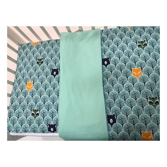 Bērnu gultas veļa šūpulim 80x70cm "Kuku" 