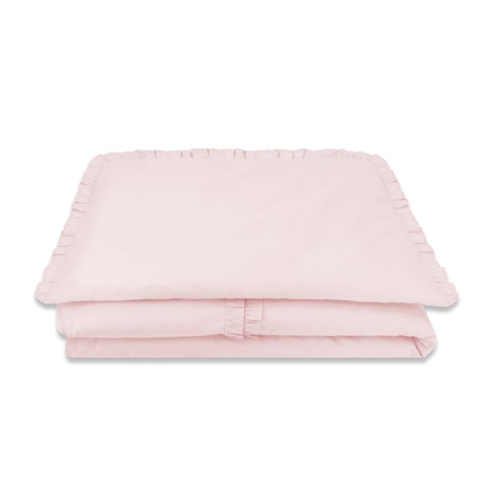 Bērnu gultas veļa ar apmales, palags "Royal powder pink"