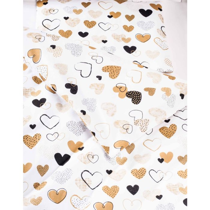 Bērnu gultas veļa šūpulim 80x70cm "My love" 