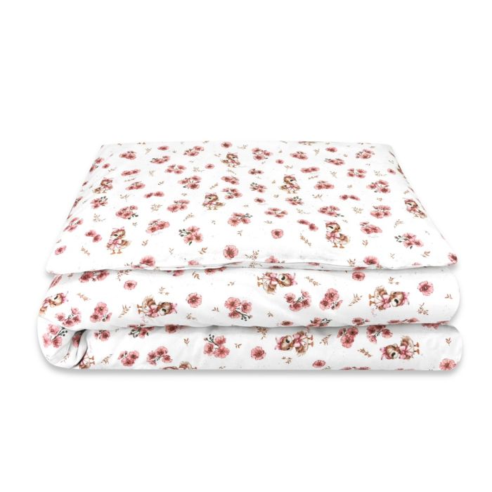 Gultas veļa bērniem 135x100 "DUCKLINGS pink" 