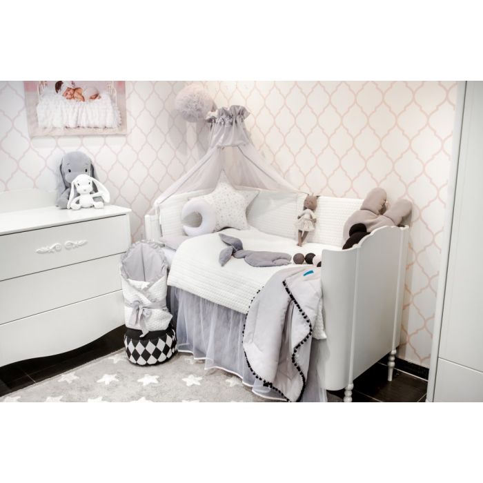  Bērnu gultas veļa ar apmales  "Bunny" 