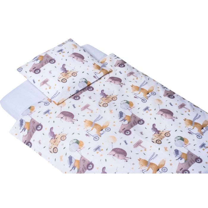 Gultas veļa bērniem 135x100 "The racers" 