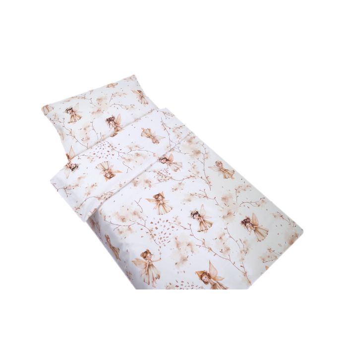 Gultas veļa bērniem 135x100 "Fairies brown" 