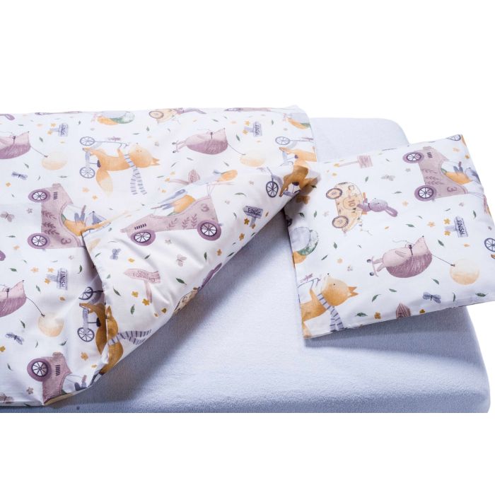 Gultas veļa komplekts šūpulim  80x70cm "The racers" 