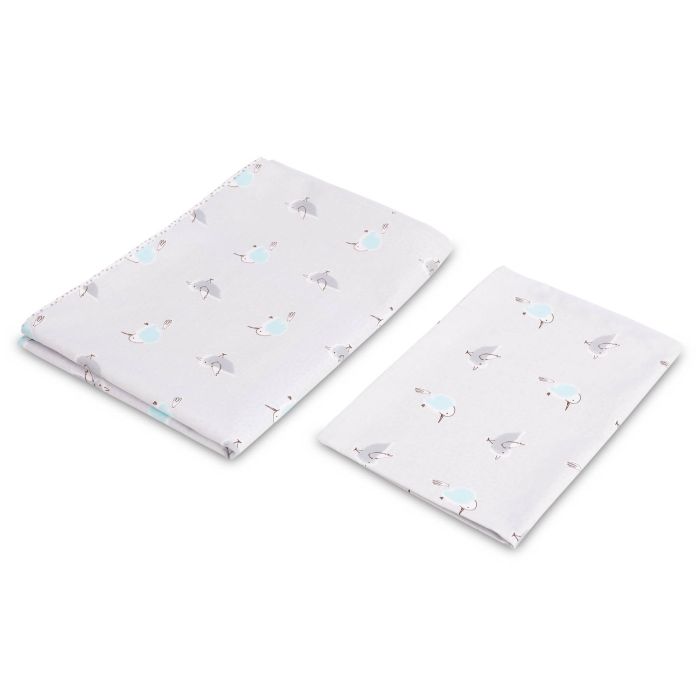 Gultas veļa bērniem 135x100 "Dots&Birds"   