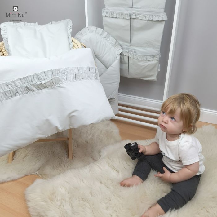 Veļas komplekts ratiņiem "Royal" pelēks