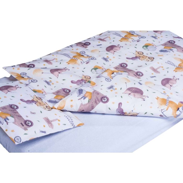 Gultas veļa bērniem 135x100 "The racers" 