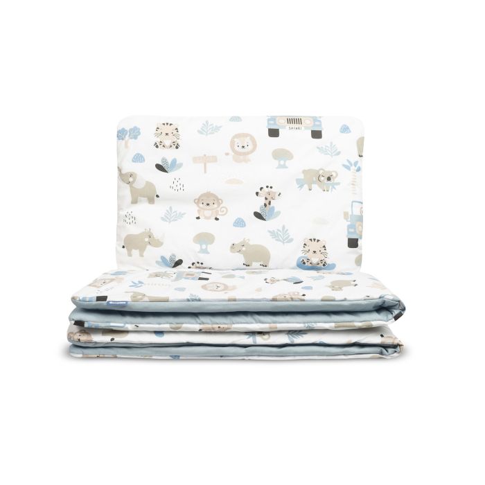 Gultas veļa bērniem  ar pildījumu 135x100 "Zoo jeans" 