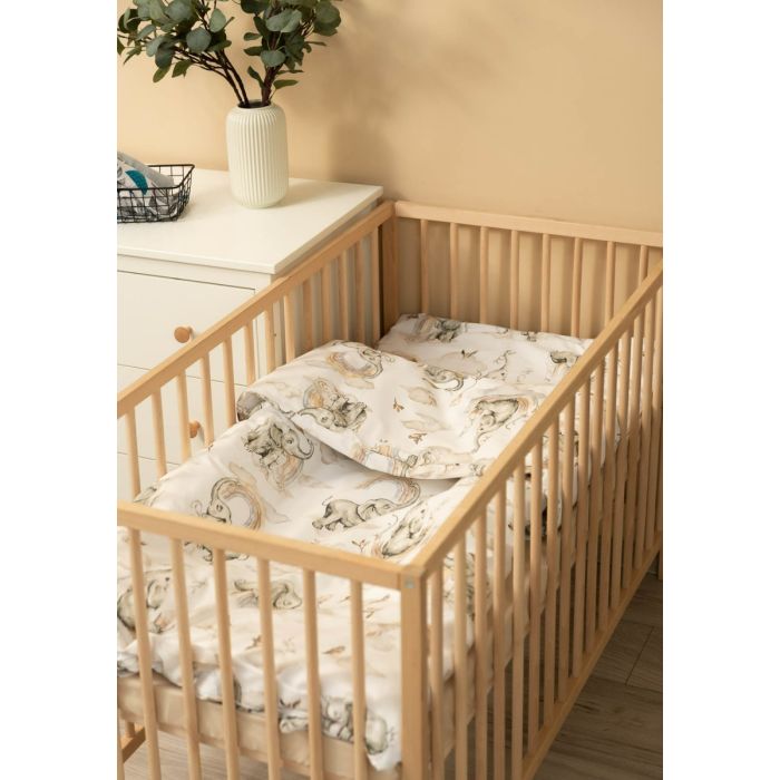 Gultas veļa bērniem 135x100 "Cosy clouds" + palags ar gumiju 120x60 