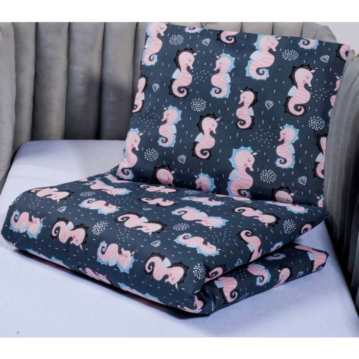 Gultas veļa bērniem 135x100 "Seahorse" 