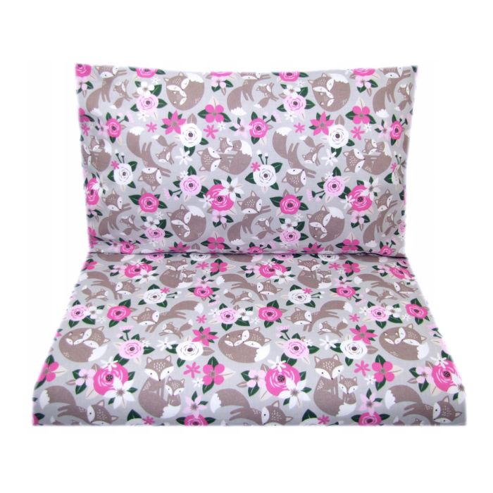 Bērnu gultas veļa 135x100 "Fox" 
