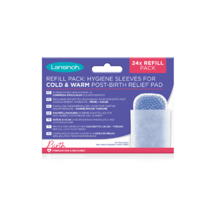 Lansinoh higiēniskie maisiņi pēcdzemdību siltuma un aukstuma ieliktņiem, 24 gab