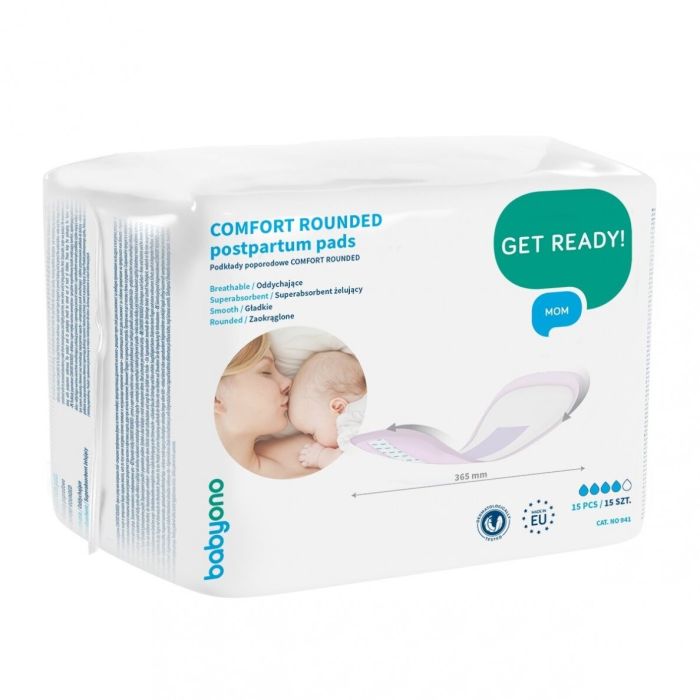 Pēcdzemdību ieliktnīši BabyOno Comfort 15 gab.