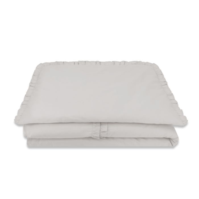 Bērnu gultas veļa ar apmales, palags "Royal" pelēks