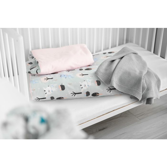 Bērnu gultas veļa 135x100 "Rudolf" pelēks 