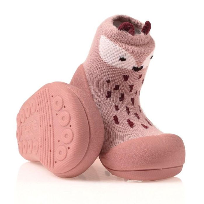 Mazuļu pirmās kurpes Attipas "Fox pink"  