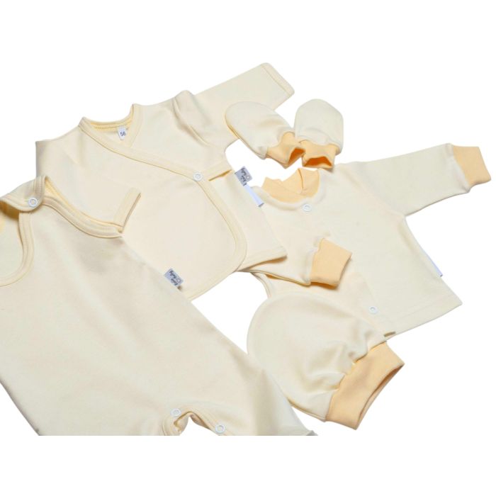 Bērnu komplektiņš no 5 daļam "Blank baby yellow"