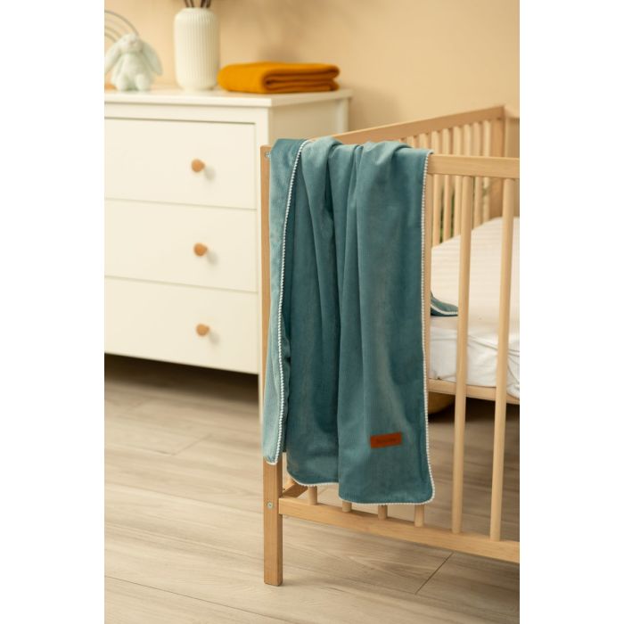 Bērnu pleds "Velvet+ green" 100x75cm 