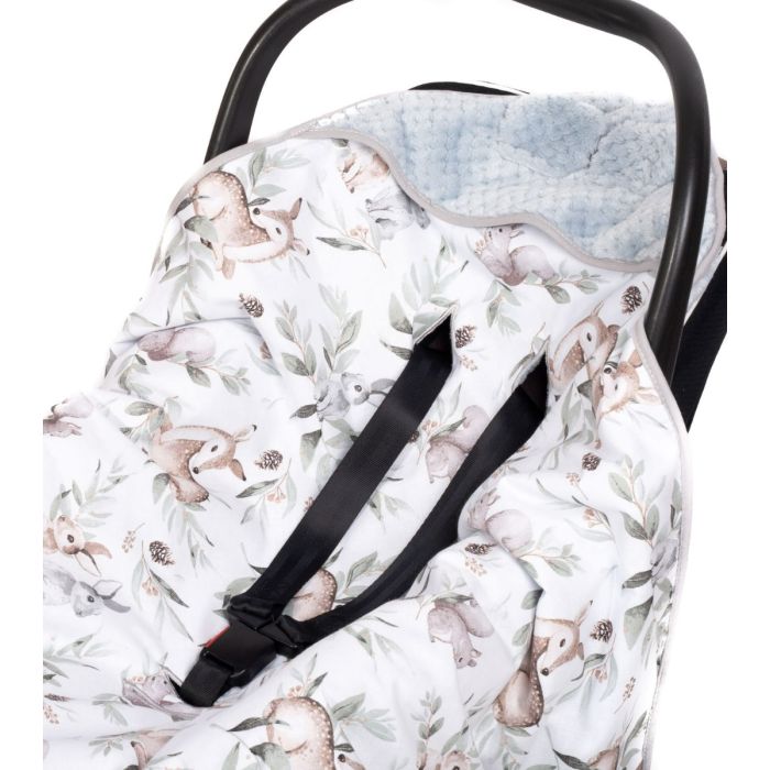  Sedziņa / konverts autokrēsliņām  "Deer" 80x80 cm