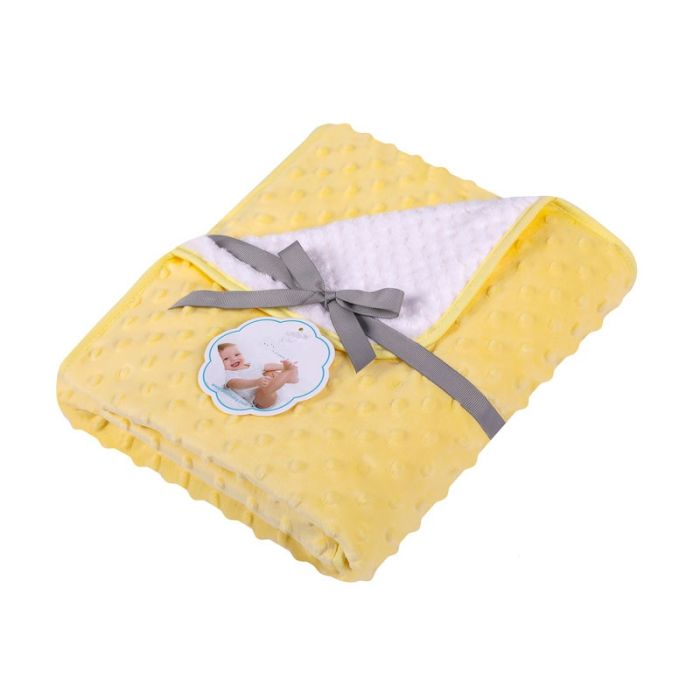  Divpusēja bērnu sega "Double" 80x90 (dažādas krāsas) 1 gab.