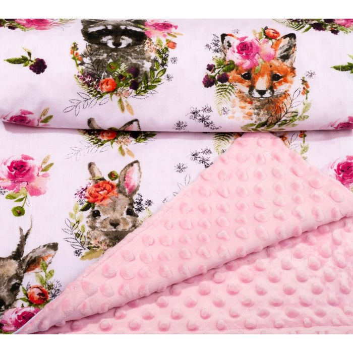 Bērnu pleds 100x75cm "Sweetheart" rozā