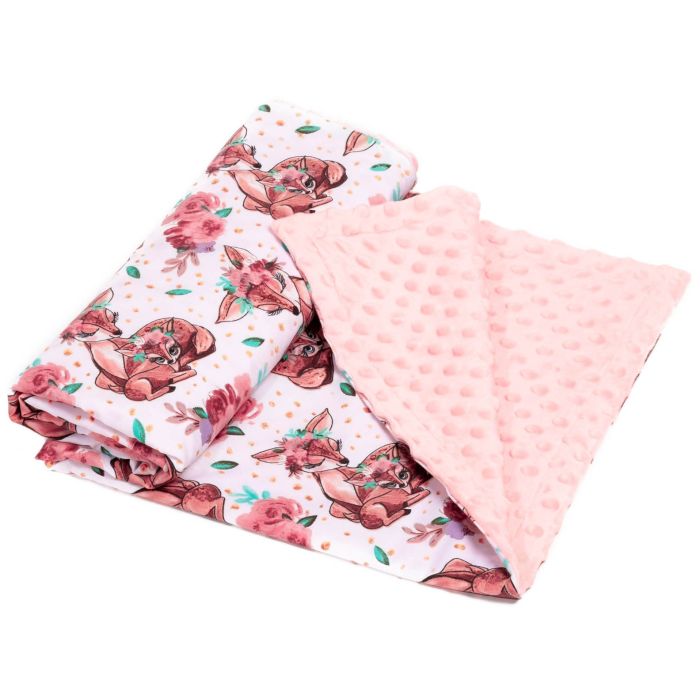 Bērnu pleds 100x75cm "Lady mama" rozā