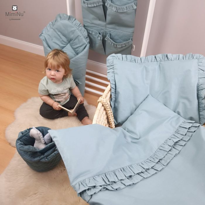 Veļas komplekts ratiņiem "Royal" teal