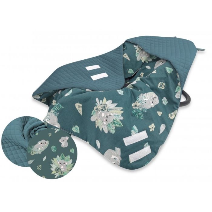 Pledas vokelis automobilinei kėdutei "Koala tropical" 