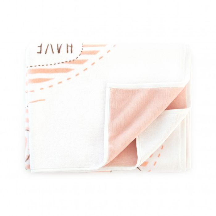 Bērnu kokvilnas velūra pleds  "Bunnies" 80x100 cm 