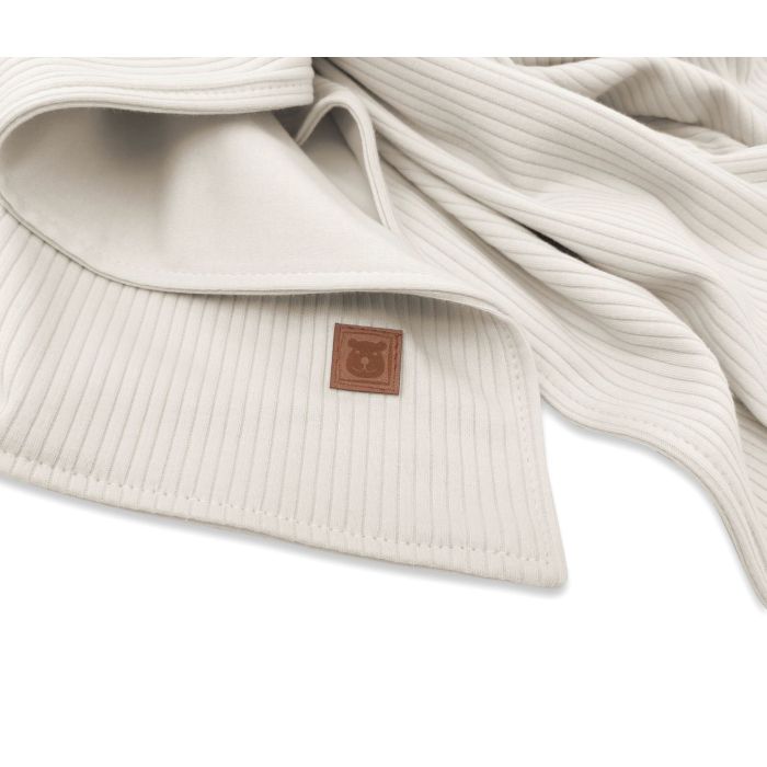 Kokvilnas bērnu sega "Interlock beige" 100x75cm 