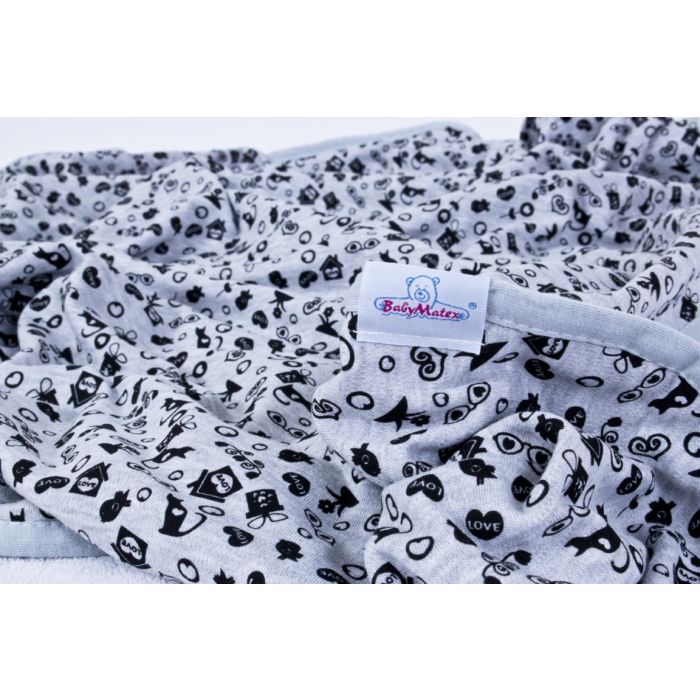 Kokvilnas bērnu sega "Emoji" 100x75cm 