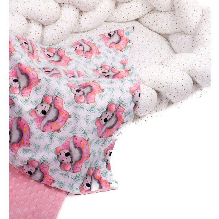 Bērnu pleds 100x75cm "Dolce Vita"  rozā