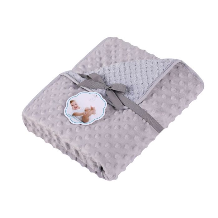  Divpusēja bērnu sega "Double" 80x90 (dažādas krāsas) 1 gab.