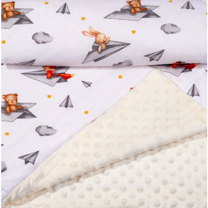 Bērnu pleds 100x75cm "Pilots"  bēšs