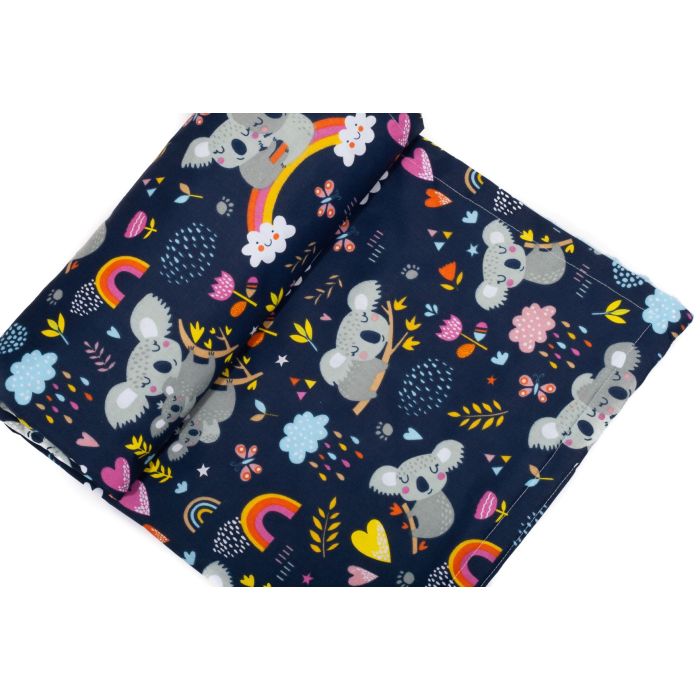 Bērnu pleds 100x75cm "Koala in Love" zils 